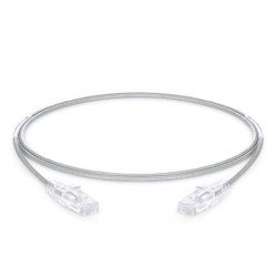 Cable de parcheo UTP, Cat 6a, 24 AWG, cm, color gris, 17ft
