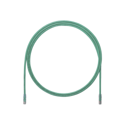 Cable de parcheo UTP, Cat 6a, 24 AWG, cm, color verde, 3ft