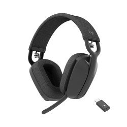 Auriculares Logitech Zone Vibe Inalámbrico Sobre la cabeza, Sobre la oreja, Sobre la oreja Estéreo, Grafito, Certificación Micro