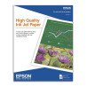 Papel calidad alta 720DPI, tamaño carta, 100 hojas, Epson, 8.5" x 11 "