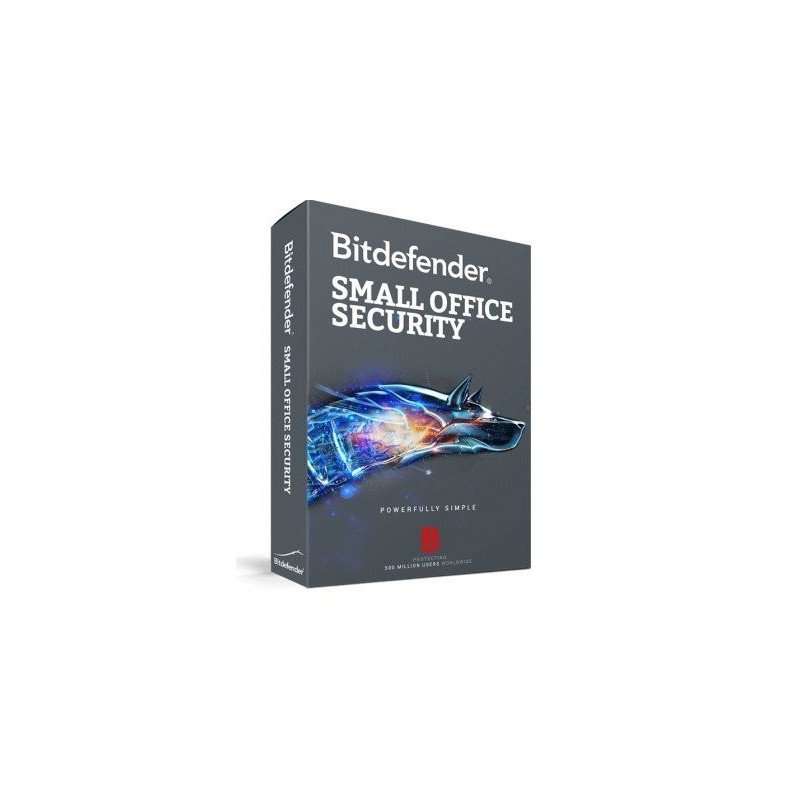Bitdefender Small Office security 10 PC + 1 servidor + 1 consola cloud, 2 años (entrega electrónica)