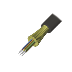Cable de Fibra óptica de 12 hilos, Interior/Exterior, Tight Buffer, No Conductiva (Dielectrica), Plenum, Multimodo OM4 50/125 op