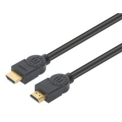 Cable HDMI de alta velocidad CL3 para pared MH con Ethernet, negro, 8 m (26 pies), Clasificación de seguridad CL3, HDMI macho a