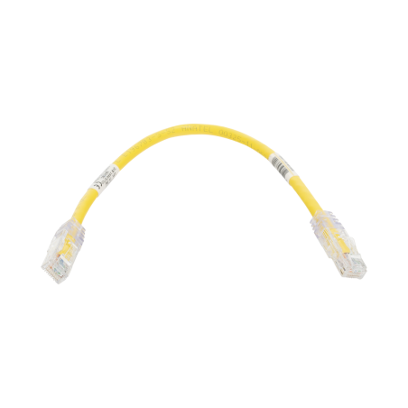 Cable de parcheo TX6, UTP Cat 6, 24 AWG, cm, color blanco, 1ft