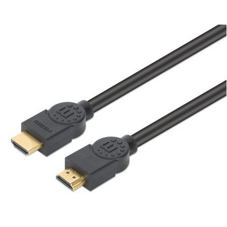 Cable HDMI de alta velocidad CL3 para pared MH con Ethernet, negro, 5 m (16 pies), Clasificación de seguridad CL3, HDMI macho a