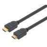 Cable HDMI de alta velocidad CL3 para pared MH con Ethernet, negro, 5 m (16 pies), Clasificación de seguridad CL3, HDMI macho a