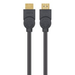 Cable HDMI de alta velocidad CL3 para pared MH con Ethernet, negro, 5 m (16 pies), Clasificación de seguridad CL3, HDMI macho a