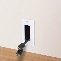Cable HDMI de alta velocidad CL3 para pared MH con Ethernet, negro, 5 m (16 pies), Clasificación de seguridad CL3, HDMI macho a