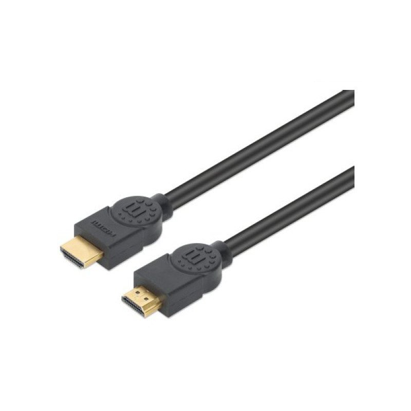 Cable HDMI de alta velocidad CL3 para pared MH con Ethernet, negro, 1 m, Clasificación de seguridad CL3, HDMI macho a macho, HDR