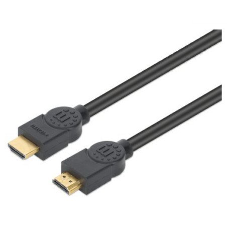Cable HDMI de alta velocidad CL3 para pared MH con Ethernet, negro, 1 m, Clasificación de seguridad CL3, HDMI macho a macho, HDR