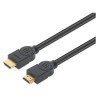Cable HDMI de alta velocidad CL3 para pared MH con Ethernet, negro, 1 m, Clasificación de seguridad CL3, HDMI macho a macho, HDR
