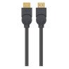 Cable HDMI de alta velocidad CL3 para pared MH con Ethernet, negro, 1 m, Clasificación de seguridad CL3, HDMI macho a macho, HDR