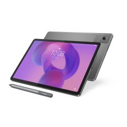 Tablet Lenovo Idea Tab 11", Mediatek 6300, 6 GB RAM, 128 GB SSD, Sim 5G ,Android 15, Color Gris Luna, Incluye Pluma y Funda