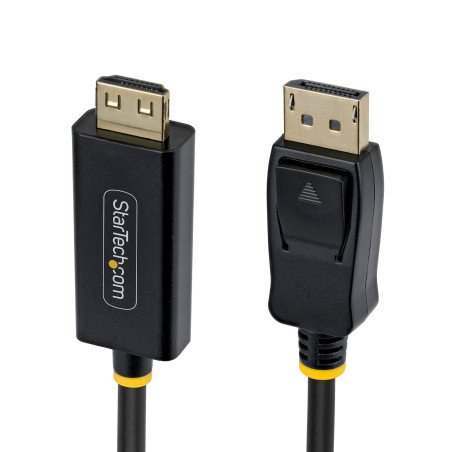 Cable Adaptador DisplayPort a HDMI de 4.5m con Conectores de Agarre, 4K 60Hz, HDR, Convertidor de Video Unidireccional DP a HDMI