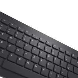 Teclado DELL KM3322W, Tamaño completo (100%), Inalámbrico, RF inalámbrico, Plunger key switch, Negro, Ratón incluido