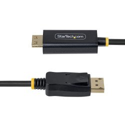 Cable Adaptador DisplayPort a HDMI de 3m con StarTech.com, Conectores de Agarre - 4K 60Hz con HDR