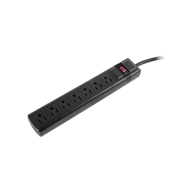 Multiconector con supresor de picos y filtro EMI/RFI de 7 con
