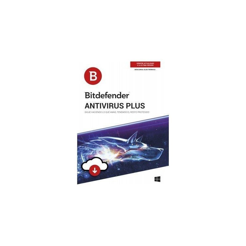 ESD Bitdefender antivirus plus, 10 usuarios, 1 año (entrega electrónica)