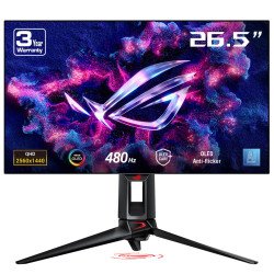 Monitor gamer Asus ROG Swift oled pg27aqdp, 26.5, 2560x1440, TR 0.03ms, 480hz, 2x HDMI 2.1, DP, vesa, pivoteable, g-Sync