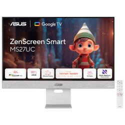 Monitor Smart Asus zenscreen ms17uc, 27, 3840x2160, TR 5ms, 60hz, HDMI 2.0, DP, USB-c 90w, Harman kardon, vesa, wifi, Google tv