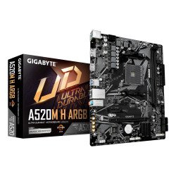 GIGABYTE A520M H ARGB placa base AMD A520 Enchufe AM4 Micro ATX