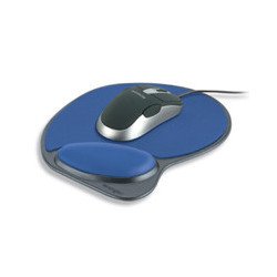 Kensington Memory Foam Mouse Wrist Pillow - Blue descansa muñecas Azul