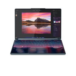 Laptop Lenovo yoga book 9 14iah10, core ultra 7 255h 2.0 GHz, 16gb, 1 TB SSD, con ia, 14 2 pantallas oled 2.8k, 360°, con pluma