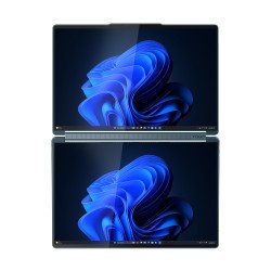 Laptop Lenovo yoga book 9 14iah10, core ultra 7 255h 2.0 GHz, 16gb, 1 TB SSD, con ia, 14 2 pantallas oled 2.8k, 360°, con pluma