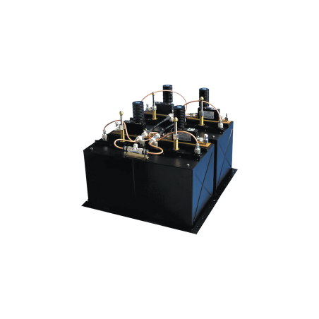Combinador db spectra, en panel /rack 19", 380-400 MHz,6 canales, 100 kHz de sep. N hembras.
