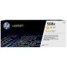Tóner HP amarillo 508x para LaserJet M577, M553, (rendimiento 9,500 páginas)