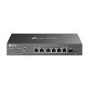 Router TP-Link Omada ER707-M2, Ethernet WAN, 2.5 Gigabit Ethernet, Ethernet rápido, Gigabit Ethernet, Negro