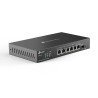 Router TP-Link Omada ER707-M2, Ethernet WAN, 2.5 Gigabit Ethernet, Ethernet rápido, Gigabit Ethernet, Negro