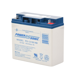 Batería de respaldo UL de 12Vcd, 18 AH. Ideal para aplicaciones de sistemas de detección de incendio/intrusión/Control de acceso