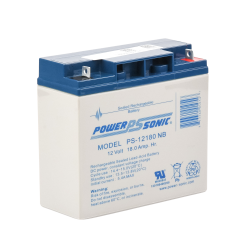 Batería de respaldo UL de 12Vcd, 18 AH. Ideal para aplicaciones de sistemas de detección de incendio/intrusión/Control de acceso