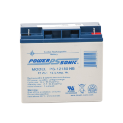 Batería de respaldo UL de 12Vcd, 18 AH. Ideal para aplicaciones de sistemas de detección de incendio/intrusión/Control de acceso