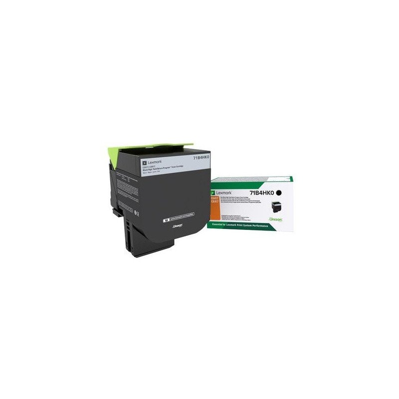 Tóner negro Lexmark alto rendimiento para CX417DE CS417DN, 6000 para hasta 5 de cobertura