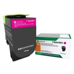 Tóner magenta Lexmark alto rendimiento para CX417DE, CS417DN, 3,500 para hasta 5% de cobertura.