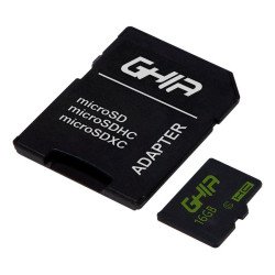 Memoria Ghia 16 GB micro SD clase 6 con adaptador