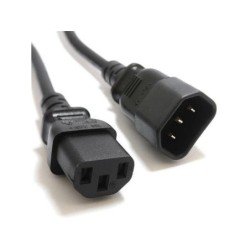 Cable HP 2.0m 10a c13-c14 blk jpr cord