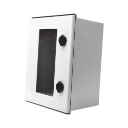 Gabinete de poliéster IP65 puerta transparente, uso en intemperie (300
