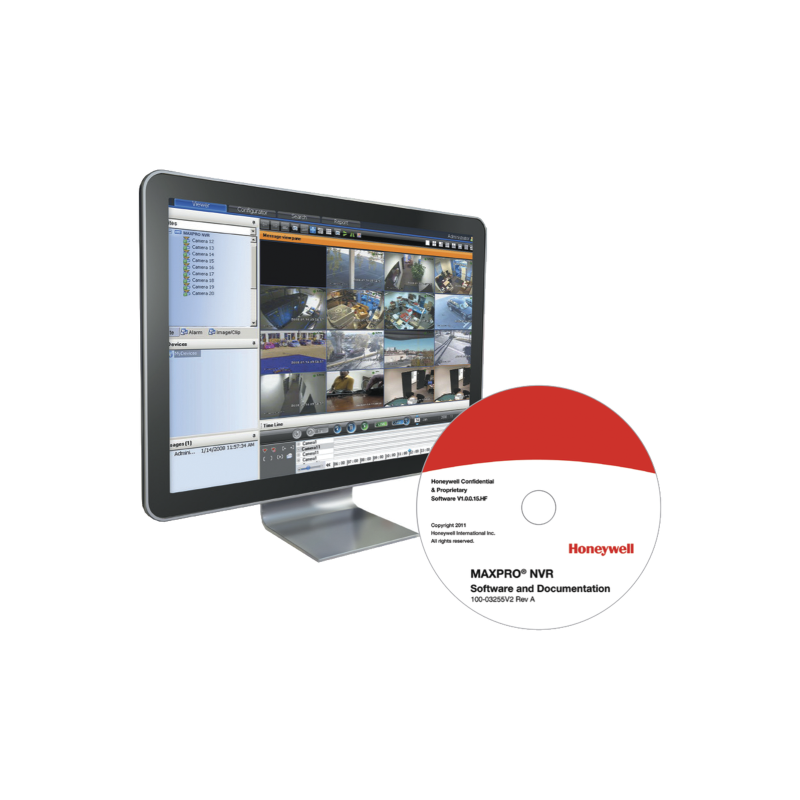 MAXPRO NVR software Licencias base con 8 canales