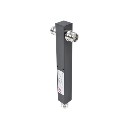 Divisor de Potencia de 1 a 2 Vías, 698-2700 MHz, 500 W, Conectores 4.3-10 Hembra.