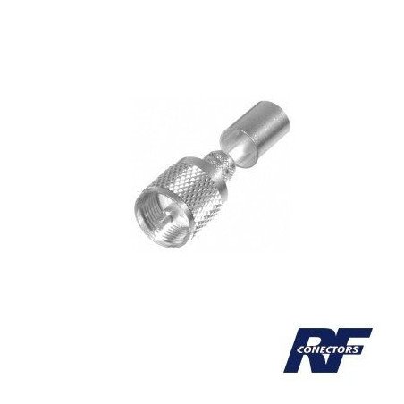 Conector UHF macho (PL-259) de anillo plegable para RG-8, BELDEN 8237, RG-213/U, 8267.