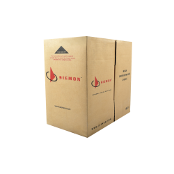 Bobina de Cable UTP de 4 pares, Cat6, LS0H, Color Violeta, 23 AWG, 305m