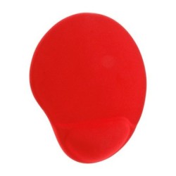 Mouse pad Acteck confort de tela con reposa muñeca de gel color rojo