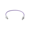 Patch Cord Z-MAX Cat6A S/FTP, CM/LS0H, 1ft, Color Violeta, Versión Bulk