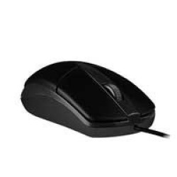 Mouse alámbrico Acteck, compatible con Windows XP y posteriores, conector USB, resolución 1000 dpi, color negro, ac-928830