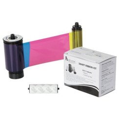 Cinta de impresión Full color, YMCKO, Compatible con Smart70, 500 impresiones.