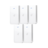 Paquete de 5 Access point unifi doble banda mimo 2x2 de pared para habitaciones de hotel. Paquete de 5 Access point unifi doble banda mimo 2x2 de pared para habitaciones de hotel.