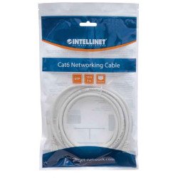 Cable de red Intellinet 2.0 m 7.0 pies Cat 6 UTP blanco